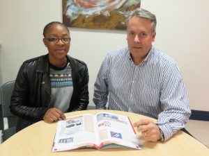 Xoliswa Pearl Mhlanga, Technical Intern and Anton Jacobsz, MD at Networks Unlimited.
